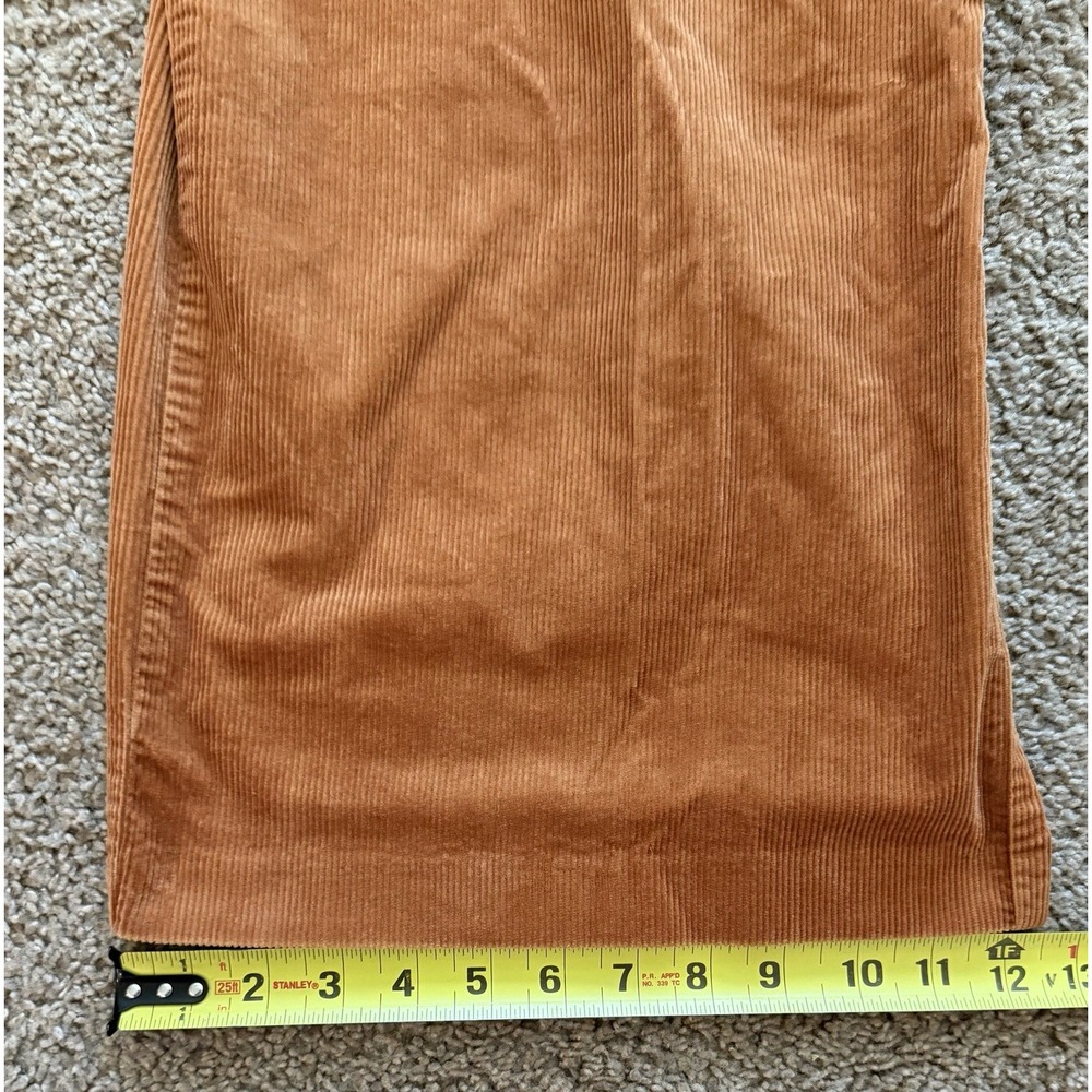 Boden Pants Womens Size 8R Brown Corduroy Wide Leg Cropped High Rise Casual - Picture 7 of 7